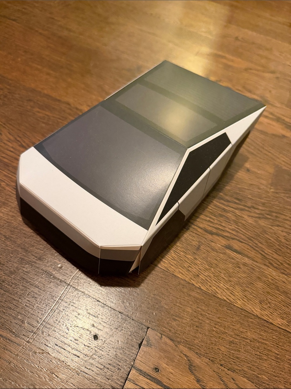 Tesla Paper Cybertruck paper model box new!